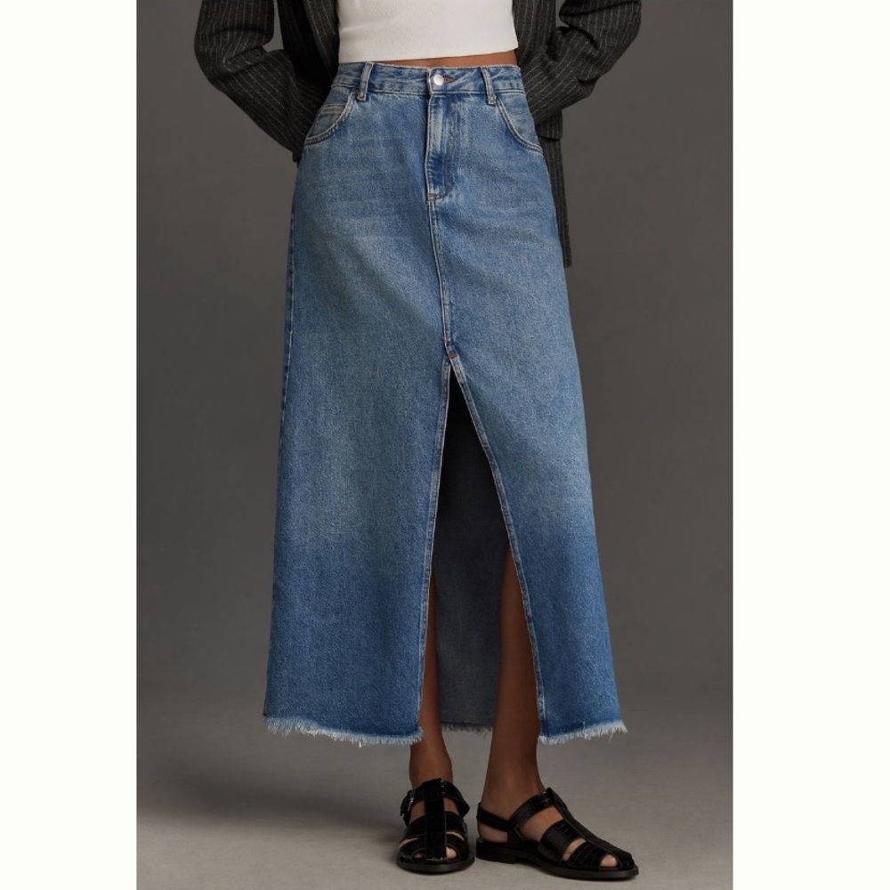 Anthropologie pilcro denim skirt sz 16